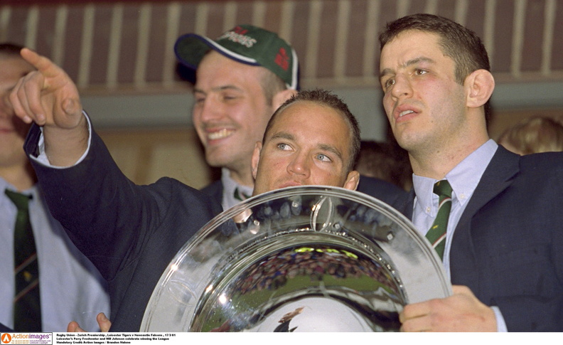 Will Johnson Leicester Tigers Rugby League Champions 17 3 2001