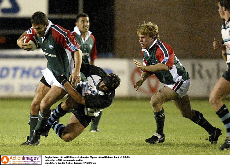 Will Johnson Cardiff Leicester Tigers 2 22 8 2003