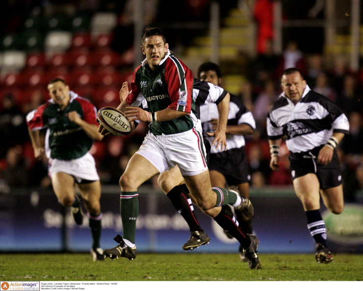 Will Johnson Leicester Tigers Barbarians 2 18 3 2005