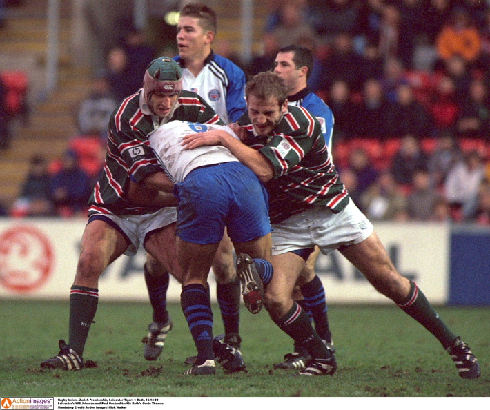 Will Johnson Leicester Tigers Bath Rugby 16 12 2000