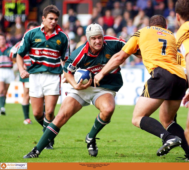 Will Johnson Leicester Tigers Bath Rugby 22 9 2001
