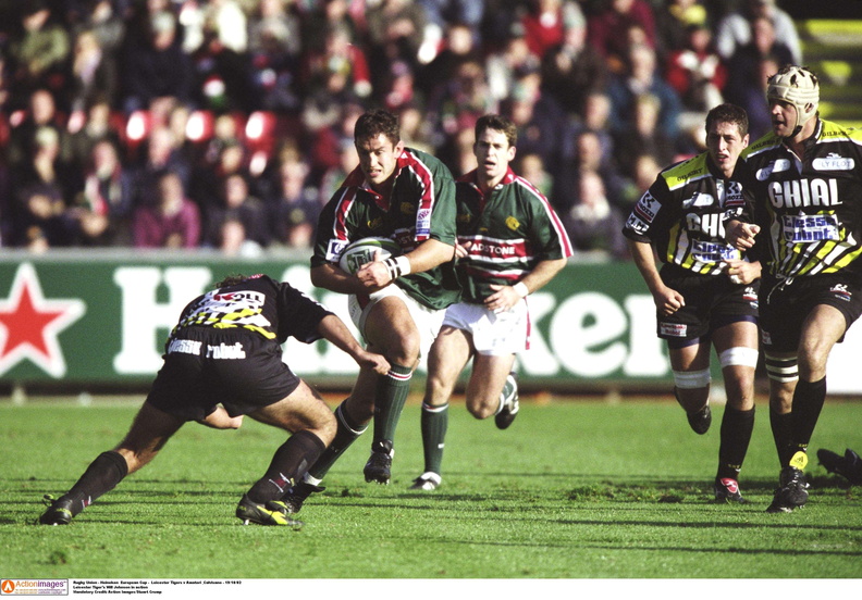 Will Johnson Leicester Tigers Calvisano 19 10 2002
