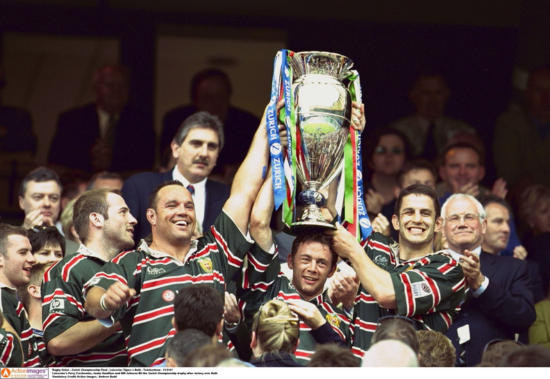 Will Johnson Leicester Tigers Championship Winners 13 5 2001