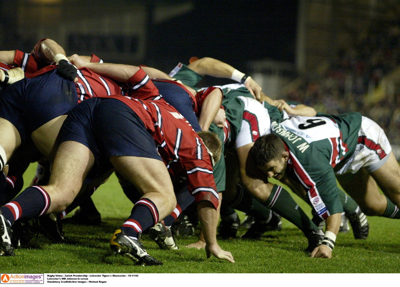Will Johnson Leicester Tigers Gloucester 15 11 2002