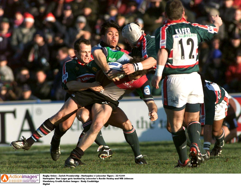 Will Johnson Leicester Tigers Harlequins 2 22 12 2001
