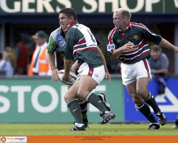 Will Johnson Leicester Tigers Harlequins 7 09 2002