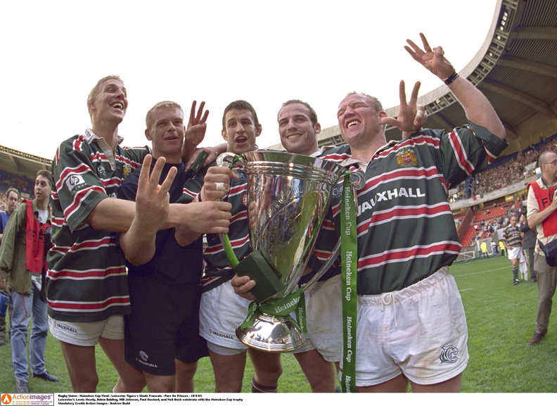 Will Johnson Leicester Tigers Heineken Champions 19 5 2001