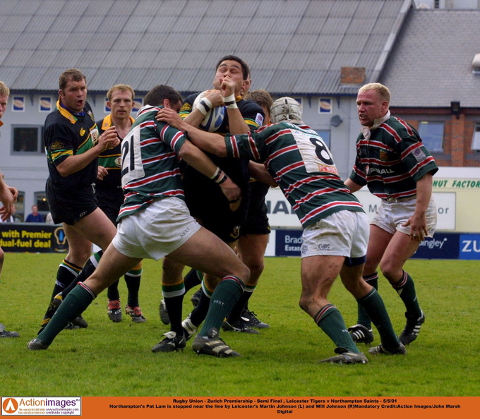 Will Johnson Leicester Tigers Northampton 5 5 2001