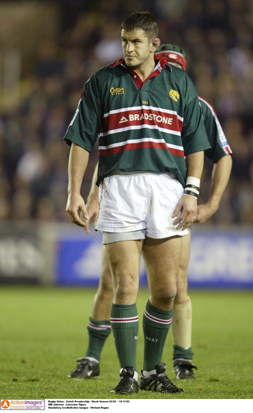 Will Johnson Leicester Tigers Rugby 15 11 2002