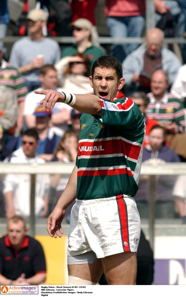 Will Johnson Leicester Tigers Rugby Bristol 5 5 2002