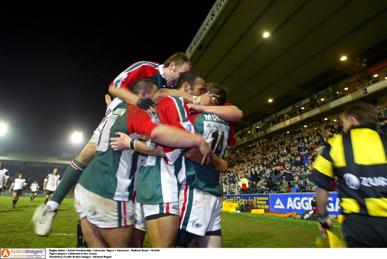 Will Johnson Leicester Tigers Saracens 16 4 2004