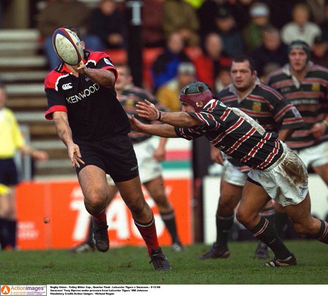 Will Johnson Leicester Tigers Saracens 9 12 2000 2