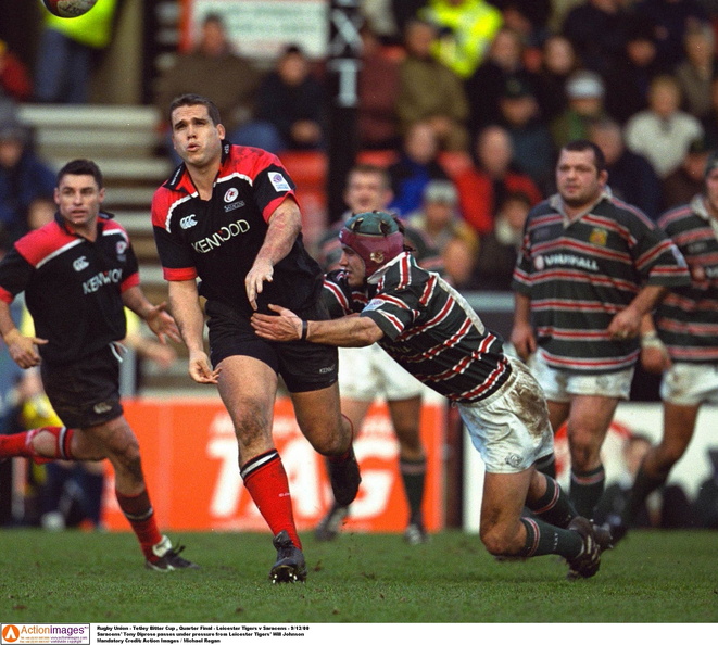 Will Johnson Leicester Tigers Saracens 9 12 2000