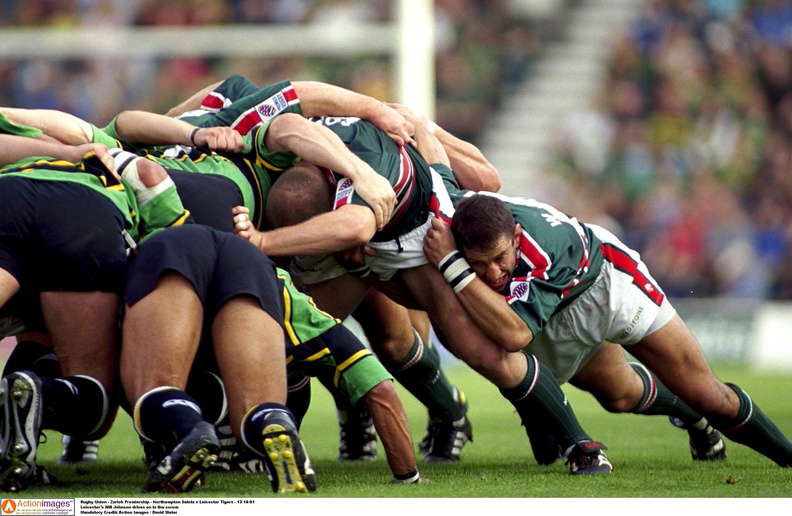Will Johnson Northampton Leicester Tigers 13 10 2001