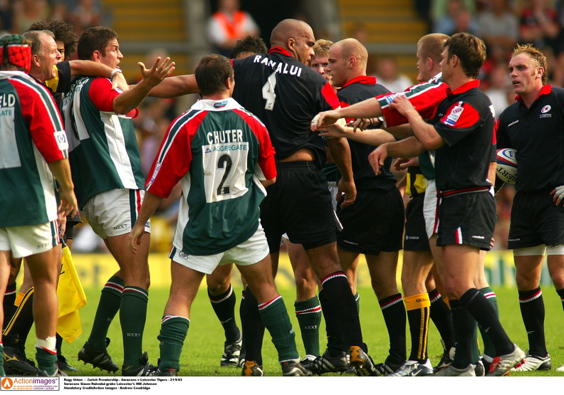 Will Johnson Saracens Leicester Tigers 2 21 9 2003