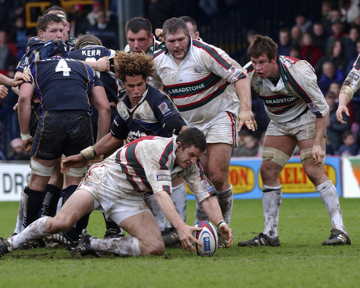 Will Johnson secures the ball